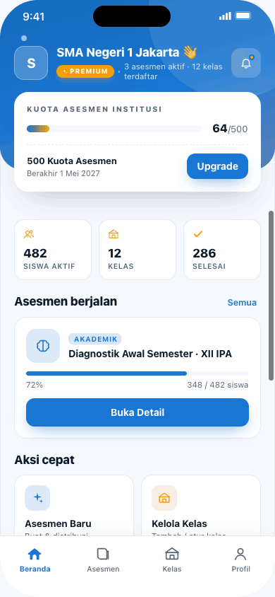 Aplikasi Senostik — Beranda institusi
